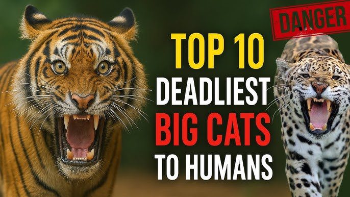 Top 10 Deadliest Big Cats In the World